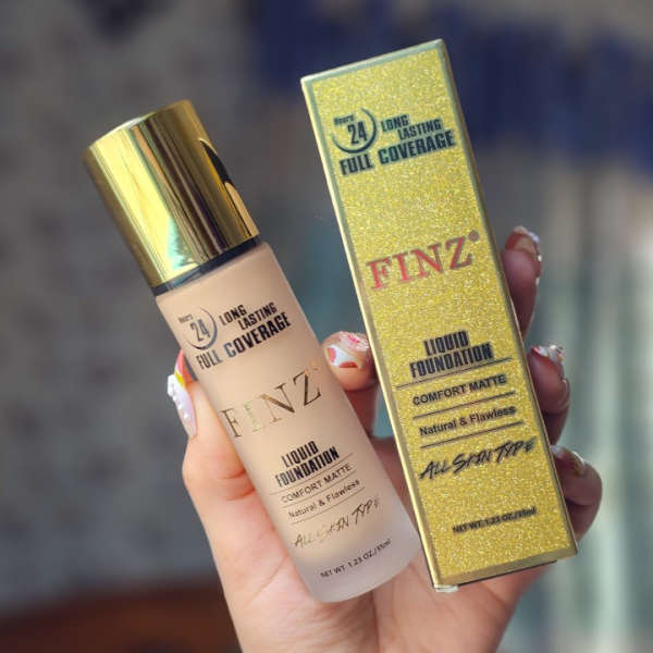 Finz 24 Hours Long Lasting Full Coverage Liquid Foundation